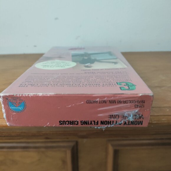 NEW The First Monty Python's Flying Circus VHS Video Cassette Tape 1989 Movie - Picture 6 of 6